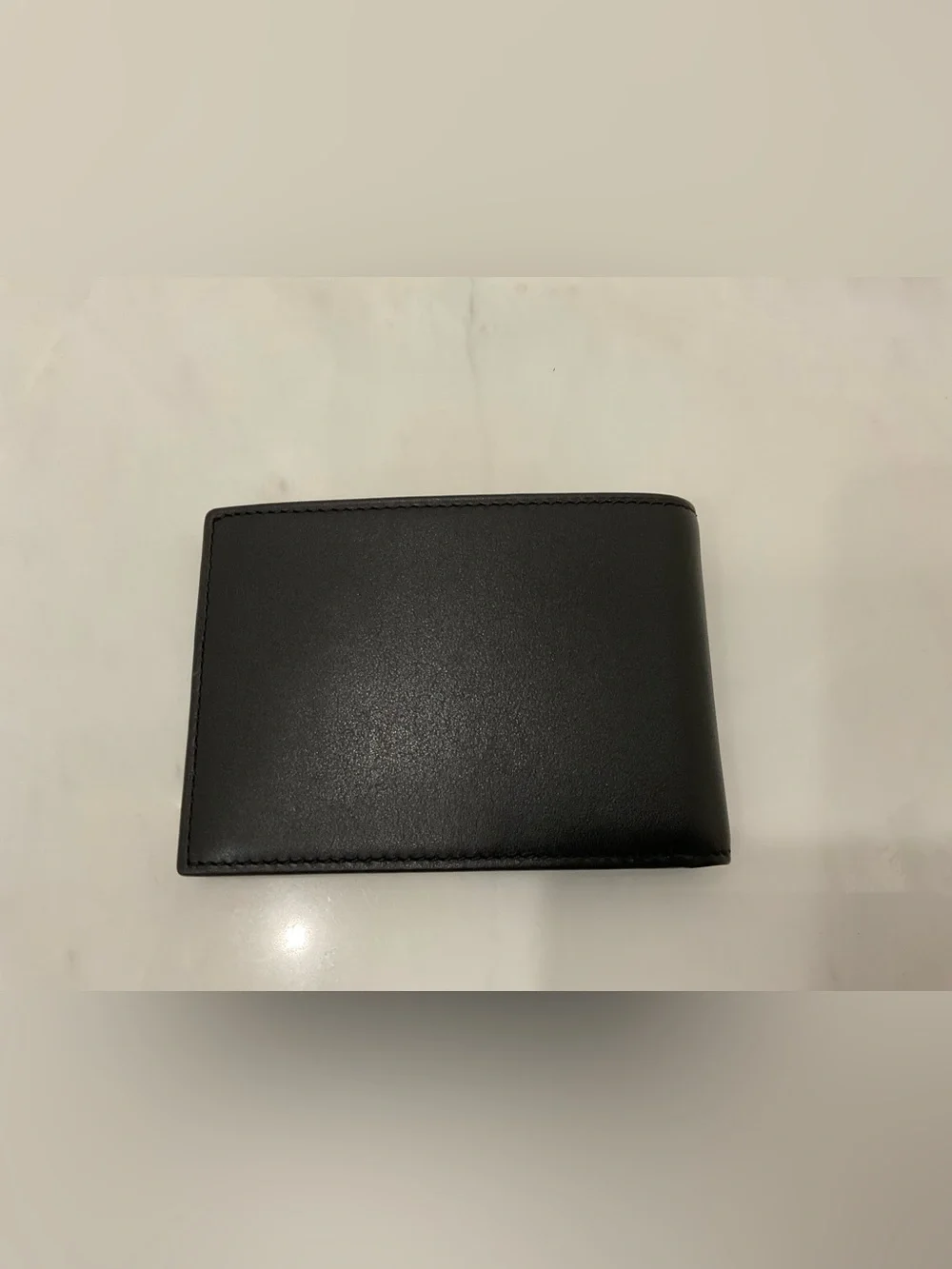 NEW Tumi Delta ID Lock Slim Single Billfold Wallet - 100% BLACK LEATHER